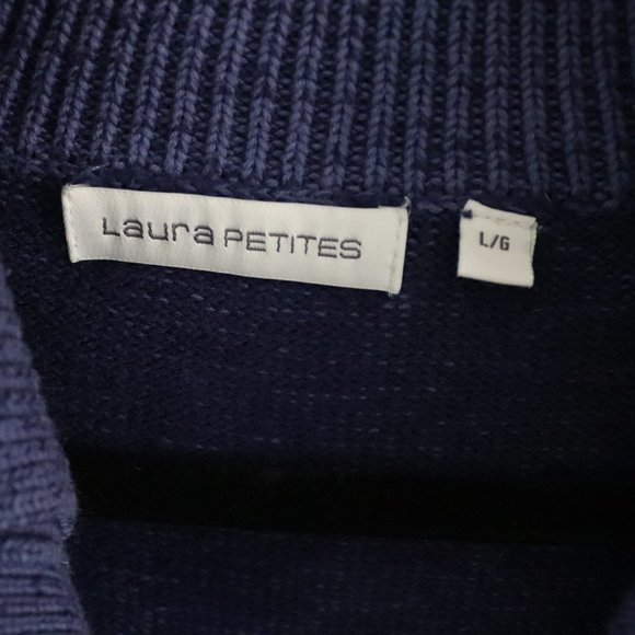 Laura Petites Blue Cardigan - Picture 2 of 9